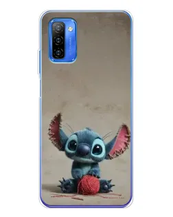 Чохол для Ulefone Note 12 з картинкою «Стіч на чоричневому фоні»