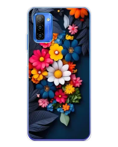 Чехол для Ulefone Note 12 с картинкой «Цветочная феерия»
