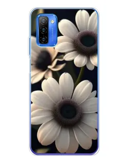 Чехол для Ulefone Note 12 с картинкой «Белые маргаритки макро»