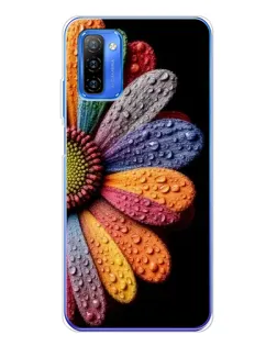 Чехол для Ulefone Note 12 с картинкой «Радужный цветок»