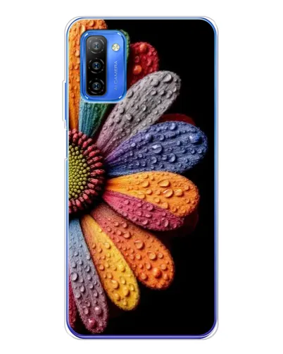 Чехол для Ulefone Note 12 с картинкой «Радужный цветок»