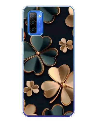 Чехол для Ulefone Note 12 с картинкой «Клевер в золоте»