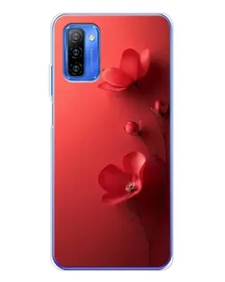 Чехол для Ulefone Note 12 с картинкой «Маковые соцветия»