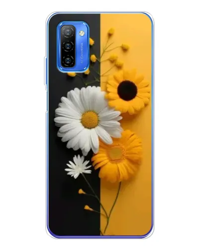 Чехол для Ulefone Note 12 с картинкой «Подсолнух и ромашка»