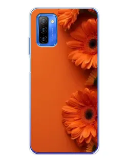 Чехол для Ulefone Note 12 с картинкой «Оранжевые герберы»