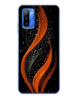 Чехол для Ulefone Note 12 с картинкой «Огненная звездная волна»