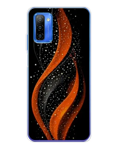 Чехол для Ulefone Note 12 с картинкой «Огненная звездная волна»