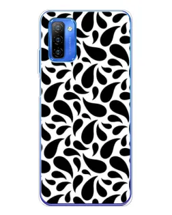 Чехол для Ulefone Note 12 с картинкой «Контрастные черные капли»
