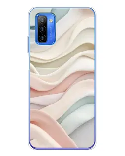 Чехол для Ulefone Note 12 с картинкой «Пастельные нежные волны»