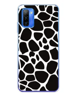 Чехол для Ulefone Note 12 с картинкой «Черно-белый жираф»