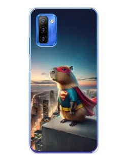 Чехол для Ulefone Note 12 с картинкой «Капи-мен супергерой»