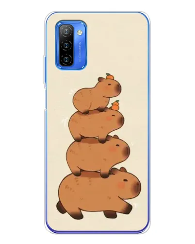 Чехол для Ulefone Note 12 с картинкой «Башня из капибар»
