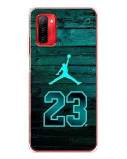 Чехол для Ulefone Note 12P с картинкой «Jordan Cyan 23»