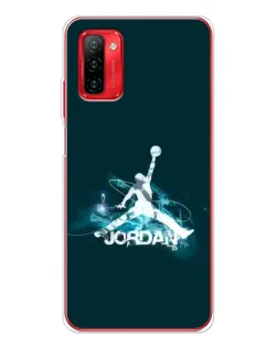 Чехол для Ulefone Note 12P с картинкой «Jordan Blue Fire»