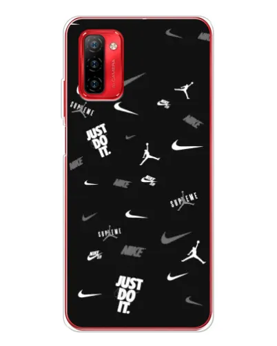 Чехол для Ulefone Note 12P с картинкой «Nike Black Pattern» Чехол для Ulefone Note 12P с картинкой «Nike Black Pattern»