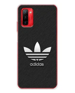 Чехол для Ulefone Note 12P с картинкой «Adidas Карбоновая текстура»