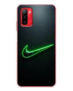 Чехол для Ulefone Note 12P с картинкой «Неоновый контур Nike»