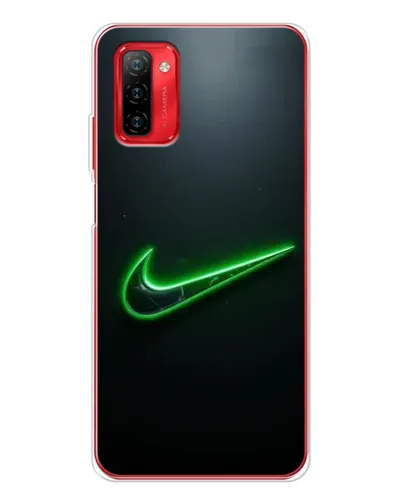 Чехол для Ulefone Note 12P с картинкой «Неоновый контур Nike»