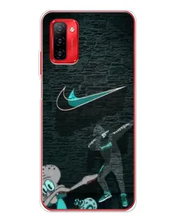 Чехол для Ulefone Note 12P с картинкой «Спортивный арт Nike»