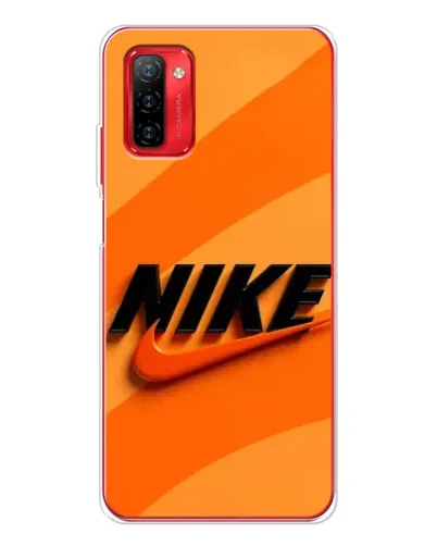 Чехол для Ulefone Note 12P с картинкой «Оранжевый драйв Nike»