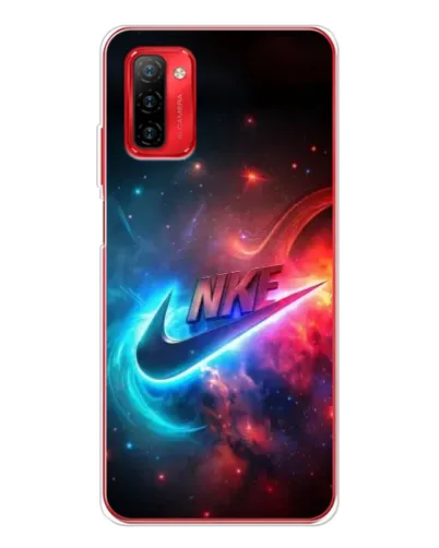 Чехол для Ulefone Note 12P с картинкой «Огненный логотип Nike»