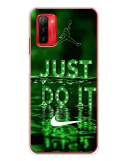 Чехол для Ulefone Note 12P с картинкой «Зеленый неоновый Nike»