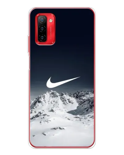 Чехол для Ulefone Note 12P с картинкой «Nike — зимние горы»