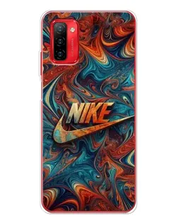 Чехол для Ulefone Note 12P с картинкой «Nike в абстракции»