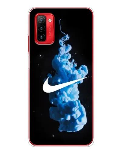 Чехол для Ulefone Note 12P с картинкой «Nike и синий дым»