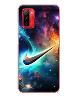 Чехол для Ulefone Note 12P с картинкой «Космический Nike Swoosh»