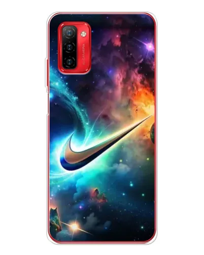 Чехол для Ulefone Note 12P с картинкой «Космический Nike Swoosh»