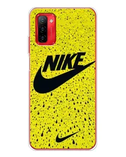 Чехол для Ulefone Note 12P с картинкой «Желтый текстурный Nike»