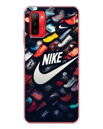 Чехол для Ulefone Note 12P с картинкой «Коллекция кроссовок Nike»