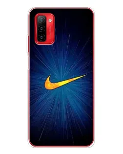 Чехол для Ulefone Note 12P с картинкой «Синий пульс Nike»