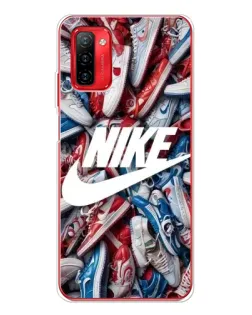 Чехол для Ulefone Note 12P с картинкой «Коллаж кроссовок Найк»