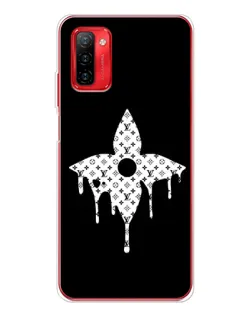 Чехол для Ulefone Note 12P с картинкой «Цветочная монограмма»