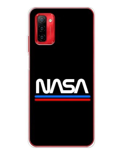 Чехол для Ulefone Note 12P с картинкой «NASA — классика Red Blue»