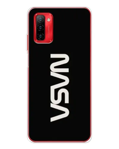 Чехол для Ulefone Note 12P с картинкой «NASA — вертикальный логотип»