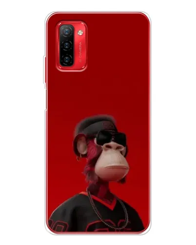 Чехол для Ulefone Note 12P с картинкой «Bored Ape в красном» Чехол для Ulefone Note 12P с картинкой «Bored Ape в красном»