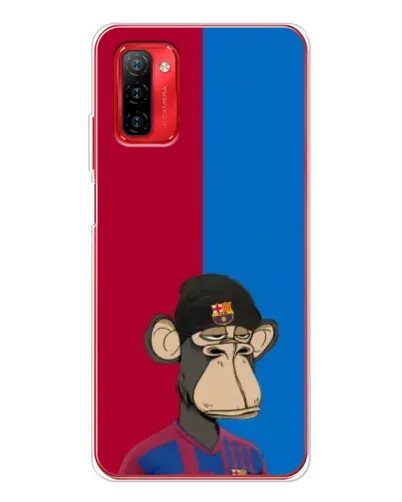 Чехол для Ulefone Note 12P с картинкой «Bored Ape — фанат Барсы» Чехол для Ulefone Note 12P с картинкой «Bored Ape — фанат Барсы»