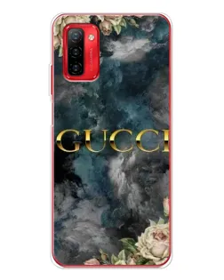 Чехол для Ulefone Note 12P с картинкой «Абстрактные цветы Gucci»