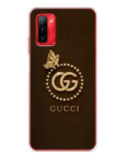 Чехол для Ulefone Note 12P с картинкой «Gucci — золотая бабочка»