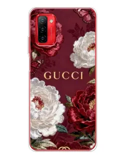 Чохол для Ulefone Note 12P з картинкою «Gucci — бордові троянди»