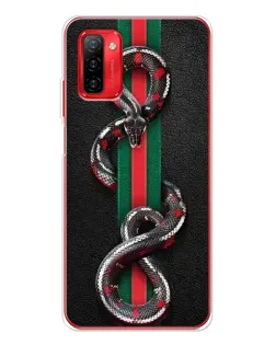 Чохол для Ulefone Note 12P з картинкою «Gucci — змія на смузі»