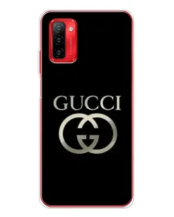 Чохол для Ulefone Note 12P з картинкою «Gucci — золото на чорному»