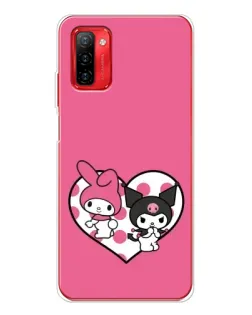 Чехол для Ulefone Note 12P с картинкой «Kuromi и My Melody»