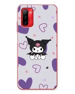 Чехол для Ulefone Note 12P с картинкой «Kuromi и лавандовые сердца»