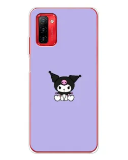 Чехол для Ulefone Note 12P с картинкой «Kuromi — фиолетовый минимализм»
