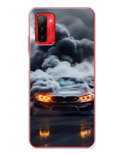 Чохол для Ulefone Note 12P з картинкою «BMW у диму»