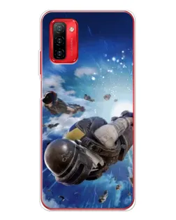 Чехол для Ulefone Note 12P с картинкой «Десант PUBG — прыжок»